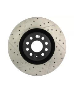 StopTech 09 VW Passat CC / 06-09 Passat Slotted & Drilled Right Front Rotor - 127.33112R