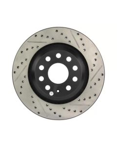 StopTech 09 VW Passat CC / 06-09 Passat Slotted & Drilled Left Rear Rotor - 127.33113L