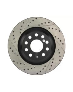 StopTech 09 VW Passat CC / 06-09 Passat Slotted & Drilled Right Rear Rotor - 127.33113R