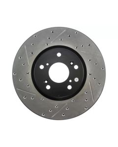 StopTech 04-08 Acura TL (Brembo Caliber) SportStop Slotted & Drilled Right Front Rotor - 127.40062R