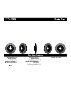 High-Performance StopTech Front Left Brake Rotor