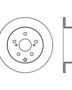 StopTech Sport Drilled/Slotted Brake Rotor Rear Left- 127.44166L