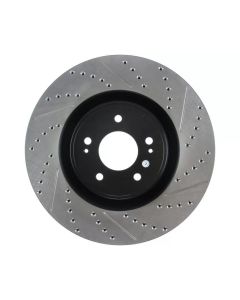 StopTech Slotted & Drilled Sport Brake Rotor - 127.46076L