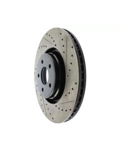 StopTech Sport Drilled/Slotted Rotor Left Front Left- STOP-127.65146L