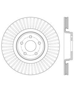 StopTech Sport Drilled/Slotted Rotor Right Front Right- STOP-127.65146R