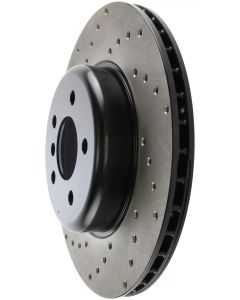 StopTech Sport Cross Drilled Brake Rotor Right BMW Rear Right- STOP-128.34133R