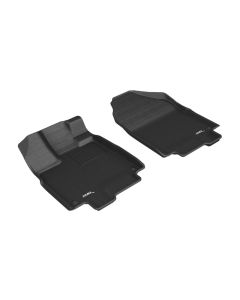 3D MAXpider 2018-2020 Honda Odyssey Kagu 1st Row Floormat - Black - L1HD09111509