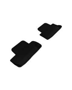 3D MAXpider 2005-2014 Ford Mustang Kagu 2nd Row Floormats - Black - L1FR06521509