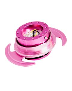 NRG Quick Release Kit Gen 3.0 - Pink Body / Pink Ring w/Handles - SRK-650PK