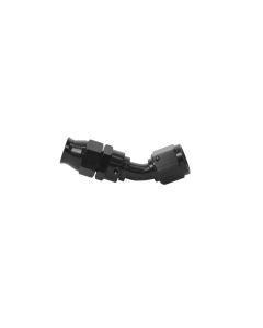 Aeromotive PTFE Hose End - AN-08 - 45 Deg - Black Anodized - 15354