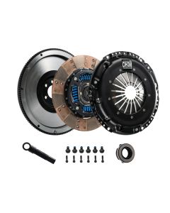 DKM Clutch BMW E34/E36/E39/E46/Z3 (6 Cyl) Ceramic Twin Disc MR Clutch w/Flywheel (650 ft/lbs Torque) - MR-006-005