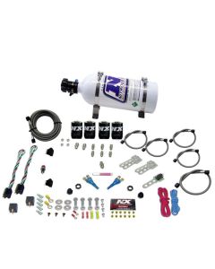 Nitrous Express Ford EFI Dual Stage Nitrous Kit (50-150HP x 2) w/5lb Bottle - 20124-05