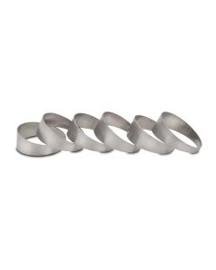 Vibrant 3.0in. O.D. Titanium Pie Cuts - Bag of 6 - 13530