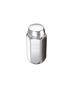 McGard Hex Lug Nut (Cone Seat) M14X1.5 / 22mm Hex / 1.635in. Length (4-Pack) - Chrome - 64069