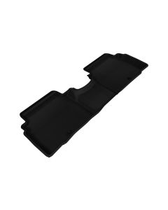 3D MAXpider 2011-2016 Kia Sportage Kagu 2nd Row Floormats - Black - L1KA02621509
