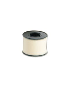 Vibrant 2 Meter (6-1/2 Feet) Roll of White Adhesive Clean Cut Tape - 2970
