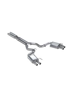 MBRP T304 Stainless Steel 3" Catback Dual Quad Split Rear Exit Pro Series Ford Mustang GT350 | GT350 - S7201304