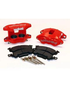 Wilwood D52 Front Caliper Kit - Red 2.00 / 2.00in Piston 1.04in Rotor - 140-11291-R