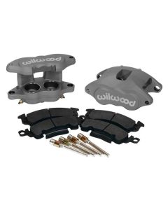 Wilwood D52 Front Caliper Kit - Gray Type III Ano 2.00 / 2.00in Piston 1.04in Rotor - 140-11291