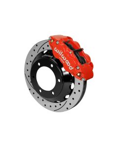 Wilwood Narrow Superlite Red 6R Front Kit 12.88in Drilled Rotor w/ Lines 05-15 Toyota Tacoma - 140-14577-DR