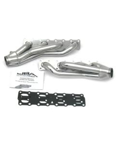 JBA 04-15 Nissan 5.6L VK56DE Oval Port 1-5/8in Primary Silver Ctd Cat4Ward Header - 1400SJS