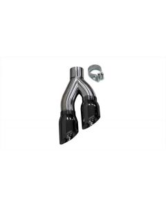 Corsa 1999-2006 Universal Stainless Steel Twin 4.0in Black PVD Pro-Series Tip - 14031BLK