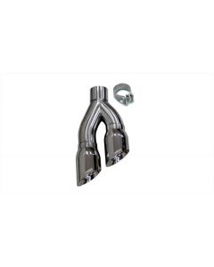 Corsa 2009-2013 Inlet 4in Pro Series Twin Side Swept Exhaust Tip Kit - 14031