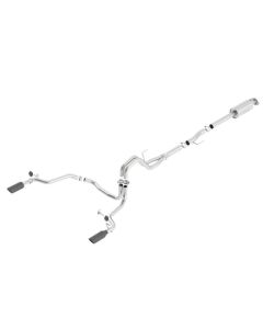 Borla 15-16 Ford F150 3.5L EcoBoost Ext. Cab Black Chrome CB Exht ATAK Single Split Rear Exit - 140616BC