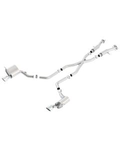 Borla 2015 Jeep Grand Cherokee SRT8 ATAK Dual Round Rolled Exit Catback Exhaust - 140633