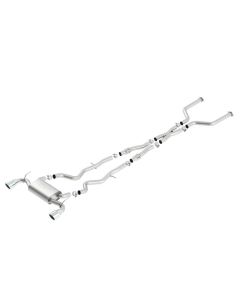 Borla S-Type Cat-Back Exhaust System Infiniti Q60 2017-2021 3.0L V6- 140703