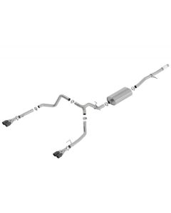Borla 2019 Chevy Silverado 1500 5.3L V8 CC SB 147.4in WB Touring Cat-Back w/ Quad BC Round Tips - 140768BC
