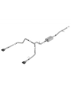 Borla 2019 Chevy Silverado 1500 5.3L V8 CC SB 147.4in WB S-Type Cat-Back w/ Quad BC Round Tips - 140770BC