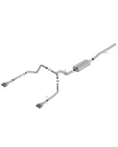 Borla 19 Chevrolet Silverado/GMC Sierra 1500 6.2L SS Touring Catback Exhaust - Carbon Fiber Tips - 140772CF