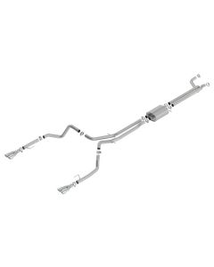 Borla 2019 Chevrolet Silverado 1500 6.2 w/ 147in WB 2.75in S-Type Catback Exhaust - Quad Square Tips - 140785