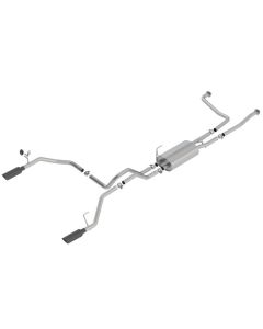 Borla S-Type Cat-Back™ Exhaust System Nissan Titan 2017-2020 5.6L V8- 140796BC