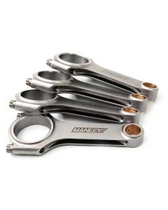 Manley H Beam Connecting Rod Set w/ .886 inch Wrist Pins Ford Mustang EcoBoost 2.3L 2015+- MANL-14081-4
