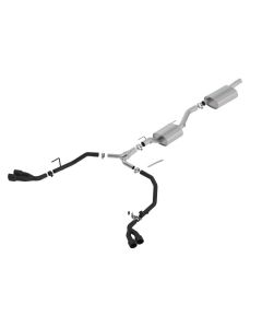 Borla 2020 Jeep Gladiator JT 3.6L V6 AT/MT AWD 2.75-2in Touring Catback Ceramic Blk Tailpipe & Tips - 140814CB
