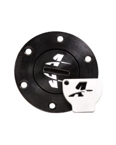Aeromotive 1.5in Screw-on Fill Cap - Black - 18720