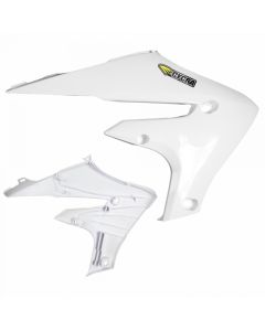 Cycra 20+ Yamaha WR250F Powerflow Radiator Shrouds - White - 1CYC-1784-42