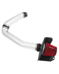 Spectre 11-15 Jeep Grand Cherokee V6-3.6L F/I Air Intake Kit - Polished w/Red Filter - 9020