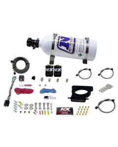 Nitrous Express GM LS 78mm 3-Bolt Nitrous Plate Kit (50-350HP) w/5lb Bottle - 20935-05