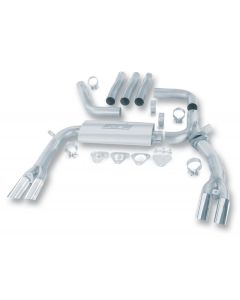 Borla 84-92 Chevrolet Camaro / Pontiac Trans Am 5.0L/5.7L V8 3in Adj SS Cat-Back Exhaust w/ Adapters - 14888