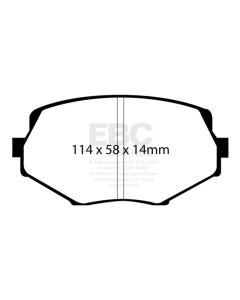 EBC 94-01 Mazda Miata MX5 1.8 Ultimax2 Front Brake Pads - UD635