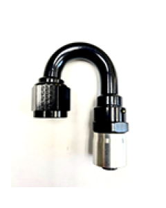 Fragola -8AN x 180 Degree Sport Crimp Hose End - 3118008