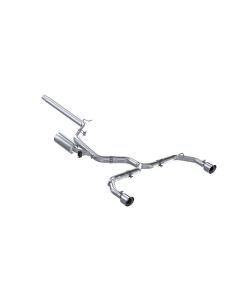 MBRP 3" T304 Stainless Steel Catback 2.5" Dual Split Rear Volkswagen Golf GTI MK8 2022-2023- MBRP-S4 - S4617304
