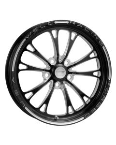 Weld V-Series 1-Piece 17x4.5 / 5x4.75 BP / 2.25in. BS Black Wheel - Non-Beadlock - 84B-1704274