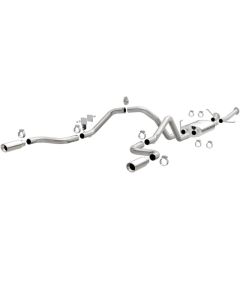 MagnaFlow 14 Toyota Tundra V8 4.6L/5.7L Stainless Cat Back Exhaust Dual Split Rear Exit - 15305