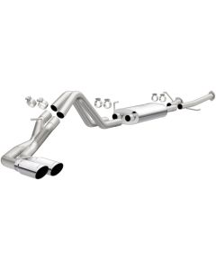 MagnaFlow 14 Toyota Tundra V8 4.6L/5.7L Stainless C/b Exhaust Dual same side pass. rear tire - 15306