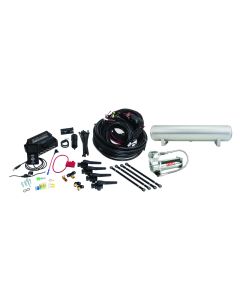 Air Lift Performance 3H (1/4 Air Line 4 Gal 5-Port  Raw Aluminum Tank VIAIR 444C Comp) - 27692