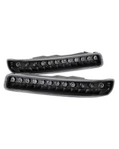 xTune GMC Sierra 99-06 Full LED Bumper Lights Black CBL-JH-GS99-LED-BK - 9027147